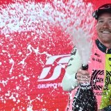 Magnus Cort Nielsen, ici lors du Giro 2023, a fait coup double sur les routes du Critérium du Dauphiné (archives). KEYSTONE/EPA ANSA/LUCA ZENNARO